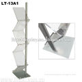 aluminum literature stand acrylic holder